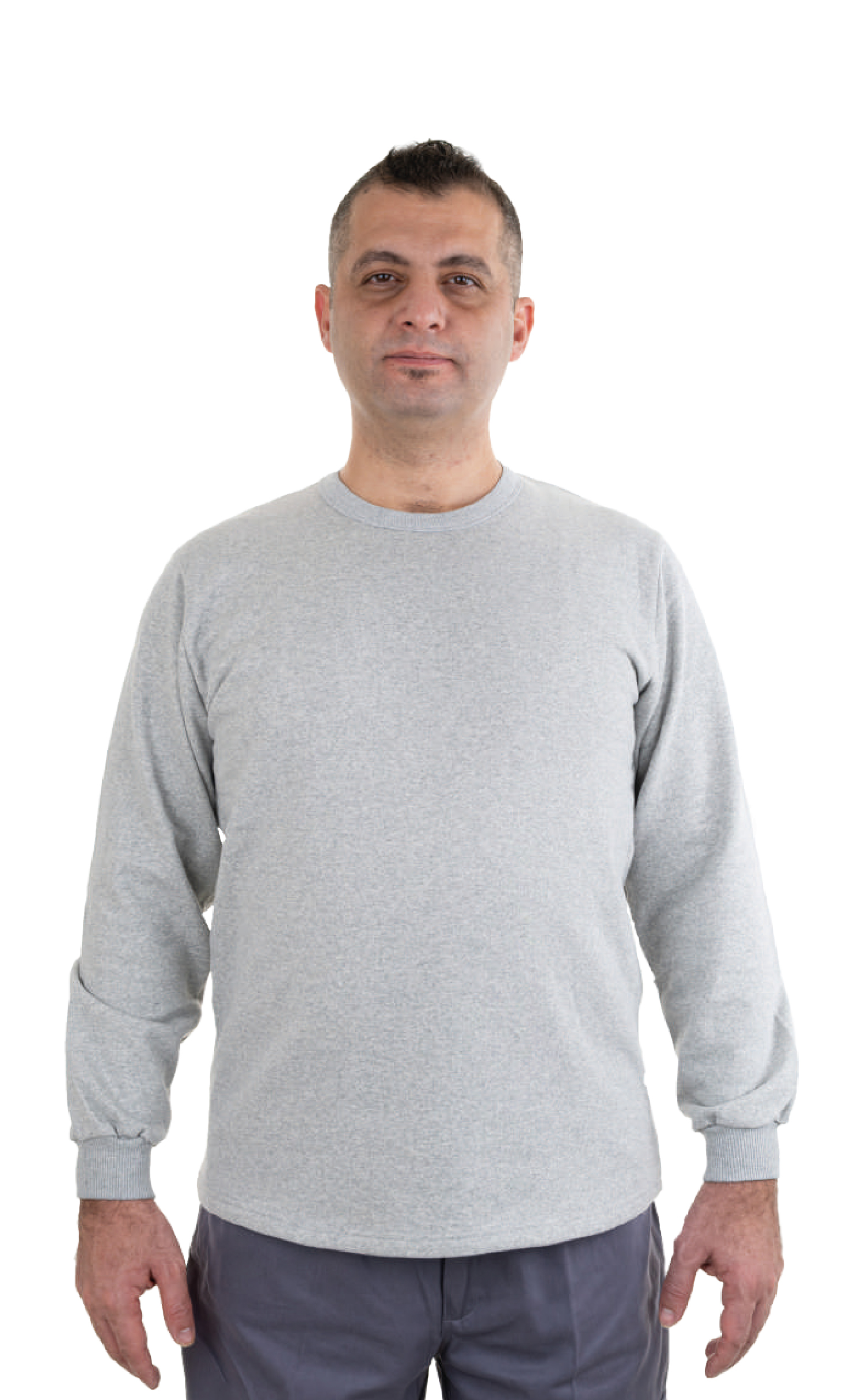 GRİ SIFIR YAKA SWEAT